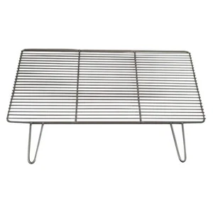 Charcoal BBQ Grill with Handles- Stainless Steel - Picture 1 of 2