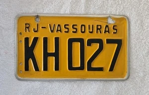 VASSOURAS BRAZIL Motorcycle License Plate - Picture 1 of 3