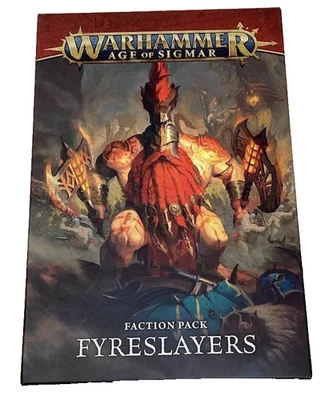 Warhammer Age Sigmar Fyreslayers Faction Pack Cards NEW Sealed - Image 1 of 2