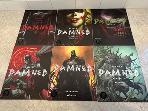 Batman Damned: Book 1-3 First Print plus Variants Lot DC Black Label 2018 - Picture 1 of 2