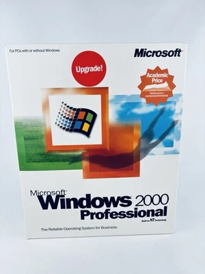 Microsoft Windows 2000 Professional (Upgrade Edition) Complete in Box - Image 1 of 4