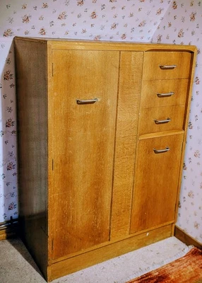 G Plan Brandon Tallboy Compact Wardrobe Mid Century MCM 1950s Retro Vintage - Image 1 of 4