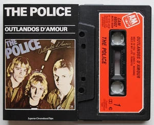 THE POLICE - OUTLANDOS D'AMOUR (A&M CAM68502) MID 1980s UK CASSETTE TAPE REISSUE - Picture 1 of 3