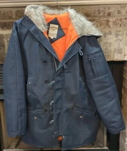 Vintage Made For JustMen Ski Coat Jacket 100% Nylon Rubberized Backing Mens M... - Picture 1 of 24