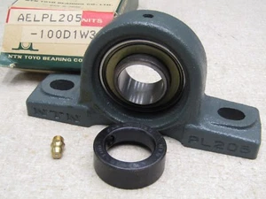 NTN AELP205-100D1 1" Pillow Block Bearing w/ Eccentric Locking Collar - Picture 1 of 3