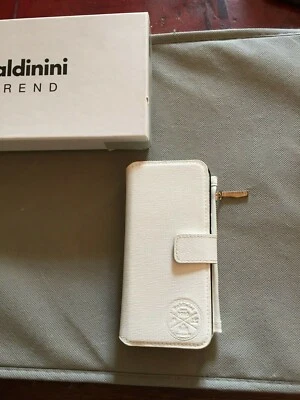 BALDININI PORTAFOGLIO PORTACELLULARE PELLE NUOVO BIANCO CON ETICHETTA ORIGINALE - Immagine 1 di 4