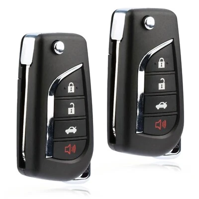 2 Key Fob Remote for 2018 2019 2020 2021 2022 Toyota Camry HYQ12BFB H Chip - Image 1 of 4