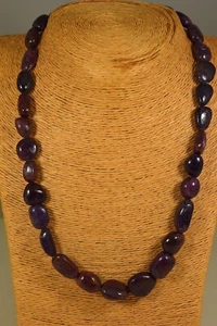 RUBIN KETTE COLLIER 598,00ct.! Classic Schmuck Edelstein Halskette Heilstein NEU - Bild 1 von 4