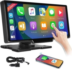 10.26'' Portable Car Radio Wireless Apple Carplay Android Auto Multimedia Player - Picture 1 of 13