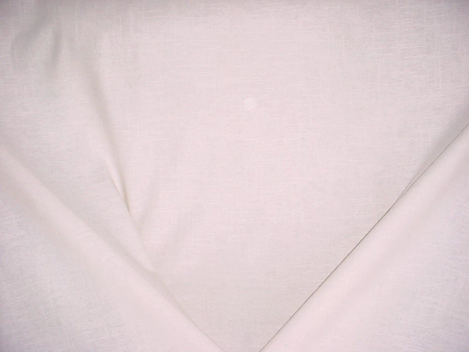 3-3/4Y Ralph Lauren LCF65827F Heirloom Linen White Drapery Upholstery Fabric - Image 1 of 4