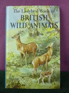 Vintage Ladybird book series 536 British Wild Animals marked  price 2'6 hardback - Picture 1 of 1
