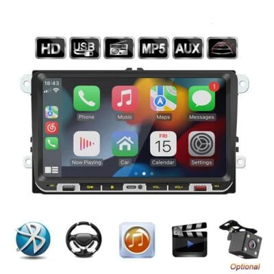 Reproductor Bluetooth Radio FM Piezas 2Din 9" Coche Estéreo Pantalla Táctil Inalámbrico Carplay  Foto 1 de 4