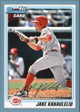 2010 Bowman Prospects Blue Reds Baseball Card #BP88 Jake Kahaulelio /520