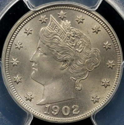Liberty Nickel 1902 5c graduación profesional MS 66 Foto 1 de 4
