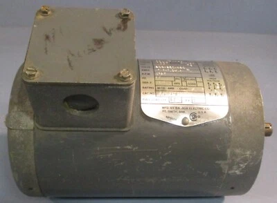Boston Gear 33-1116-423 AC Motor 3PH 1725RPM 0.17HP 60Hz 1/2" Shaft Dia - Image 1 of 4