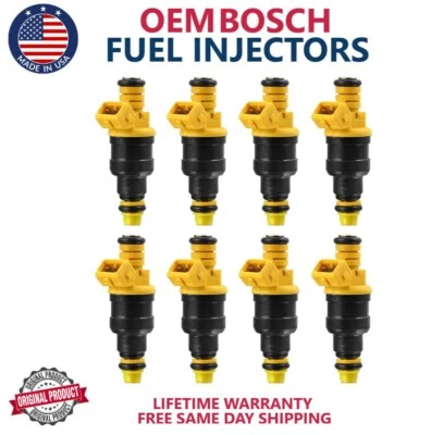 8x NOVOS Injetores de Combustível Bosch Compatível com 91-04 Ford Mustang E-150 Excursion 4.6L - Imagem 1 de 4