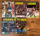 Adelaide Crows AFL Football Club x5 Year Book Magazine AUTOGRAPHED Sport Cards