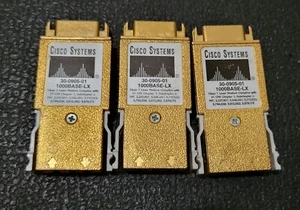 Lot 3 Cisco 30-0905-01 1000Base-LX GBIC Optical Transciever Modules - Picture 1 of 2
