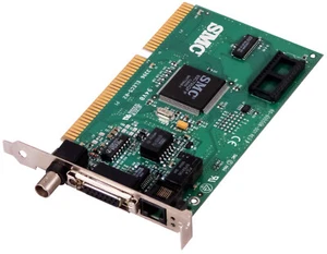 Carte Réseau Smc Etherez 8416BTA C 61-600508-001 BNC RJ45 Isa - Photo 1/2