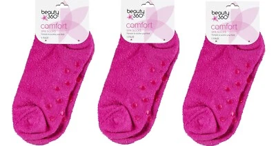 CVS 3 Pair Beauty 360 Comfort SPA LOUNGE SOCKS, Pamper & Soothe your feet, size 5-11