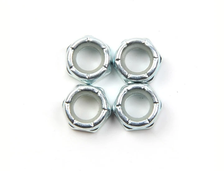 VAMOS SKATEBOARDS Axle Nuts Skateboard Achse Muttern 13mm 4 Stück Silber / Skateboard Longboard