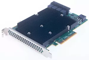 New LSI SAS9300-16i 16-Port 12Gb/s SAS-3 SAS/SATA PCIe HBA ZFS TrueNAS UnRAID - Picture 1 of 4
