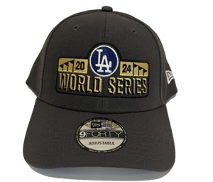 Cappello Berretto Uomo New Era Los Angeles Dodgers 2024 WS Champs Graphite 9FORTY - Foto 1 di 4