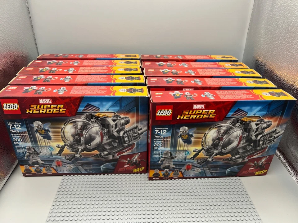 10x Lego Marvel Super Heroes Ant-Man Quantum Realm Explorer Set 76109 Sellado Foto 1 de 3