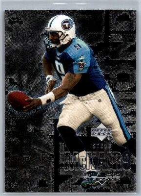STEVE MCNAIR 2000 Upper Deck Black Diamond Football Card #113 Tennessee Titans - Image 1 of 2