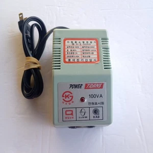 Power Trans 100VA Spannungswandler Transformator 100V auf 220V Korean Plug Adapter - Bild 1 von 6