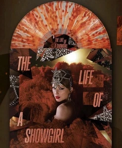 TAYLOR SWIFT Life Of A Showgirl Red Lipstick & Lace Transparent Vinyl - Picture 1 of 1