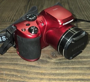 Samsung WB100 16.2MP Digital Camera Red 26x Optical Zoom TESTED! - Picture 1 of 9
