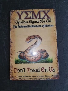 YEMX fraternal Brotherhood Of Marines 8x12 Tin Sign - Picture 1 of 1