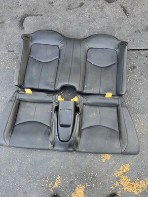 2009-2015 INFINITI G37 Q60 CONVERTIBLE REAR BACK  SEATS SEAT BLACK OEM - Image 1 of 4