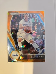 2021 Prizm Draft Picks ORANGE CRACKED ICE #80 Zach LaVine UCLA Chicago Bulls  - Bild 1 von 2