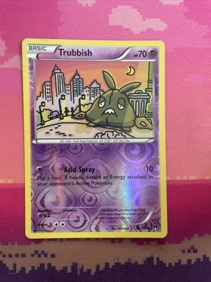 Pokemon Card Trubbish Breakpoint Reverse Holo 56/122 Near Mint - Image 1 of 2