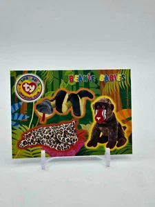 1999 TY Beanie Babies STICKER CARD "Series 3" Hissy Freckles Cheeks - Picture 1 of 2