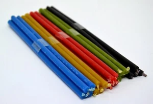 5 Farben 16 cm Bienen Wachs Kerzen 20 St свечи 5 цветов пчелиный воск освящены - Picture 1 of 1