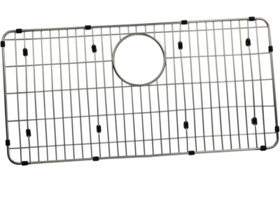 Rejilla protectora de fregadero inferior de cocina de 27 1/2"x13 1/2" de acero inoxidable Foto 1 de 3