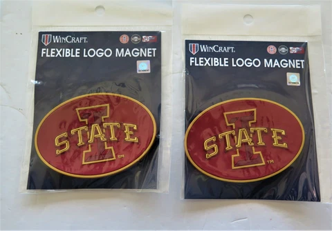 LOT OF TWO (2) IOWA STATE CYCLONES, FLEXIBLE MAGNETS FROM WINCRAFT Cover