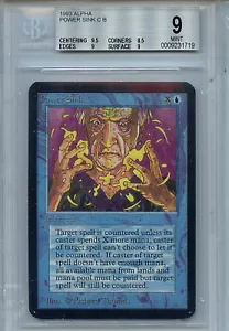 MTG Alpha Power Sink BGS 9.0 (9) Mint Card Magic the Gathering Amricons 1719 - Picture 1 of 3