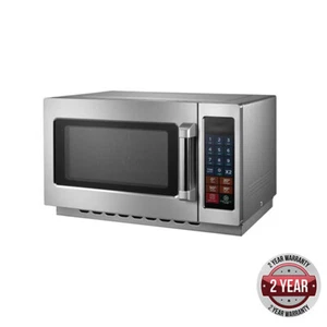 Microwave Oven Stainless Steel 1400 Watt 34 Litre Capacity Benchtop Equipment - Picture 1 of 1