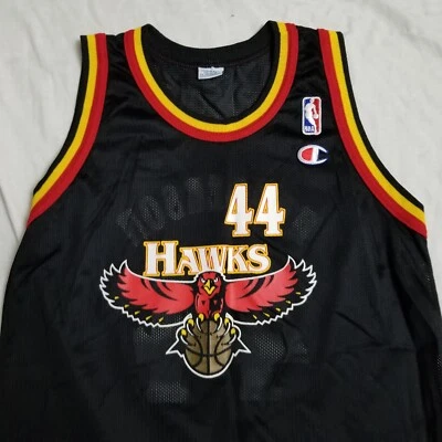 Vintage 90s Champion Atlanta Hawks Henderson Jersey Youth Size Large ? 17x25 - Image 1 of 4