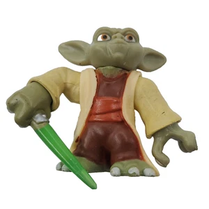 Playskool Star Wars Galactic Figure Jedi Force Yoda w/ Lightsaber Cake Topper - Picture 1 of 14