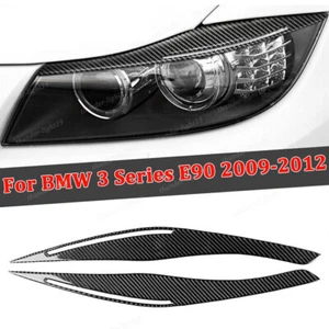 Cubierta de fibra de carbono para faros párpados BMW E90 328i 335i 2009-2012 - Imagen 1 de 9