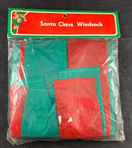 1989 ARTMARK CHICAGO LTD SANTA CLAUS WIND SOCK 50170 SEALED NOS NEW OLD STOCK - Picture 1 of 3
