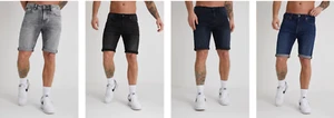 DML JEANS Fashion Designer Denim Short - Picture 1 of 7