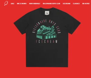 Milliardär Boys Club T-Shirt Paris Icecream Diner Limited Edition Staff M EU - Bild 1 von 2