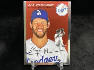 CLAYTON KERSHAW 2023 TOPPS CHROME PLATINUM ANNIV. #295 BASE CARD / DODGERS - Picture 1 of 2