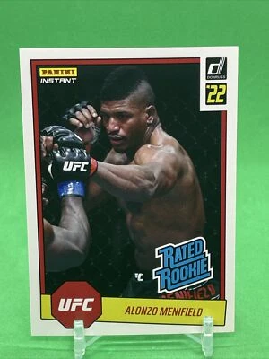 ALONZO MENIFIELD RC 2022 Panini Instant /492 UFC Rated Rookie #5  ID:37337 - Image 1 of 3